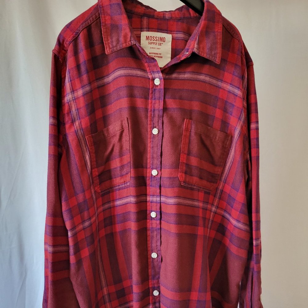 Massimo Plaid flannel top